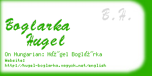 boglarka hugel business card